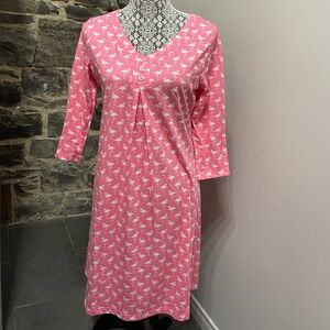 Coral Bay Pink Flamingo Nightgown